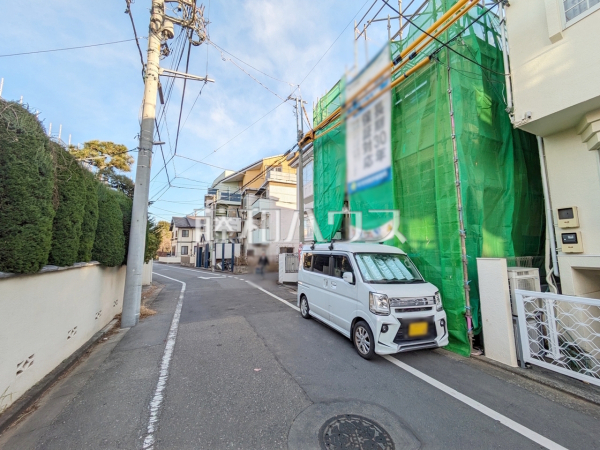接道状況および現場風景　【練馬区中村南１丁目】