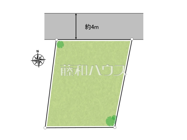 全体区画図　【西東京市芝久保町４丁目】