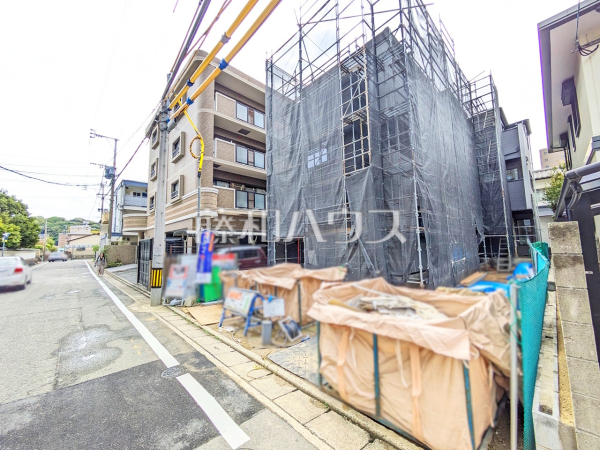 接道状況および現場風景　【福岡市西区姪の浜１丁目】
