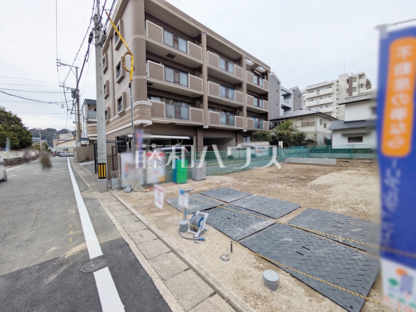 接道状況および現場風景　【福岡市西区姪の浜１丁目】