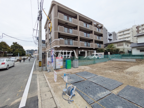 接道状況および現場風景　【福岡市西区姪の浜１丁目】