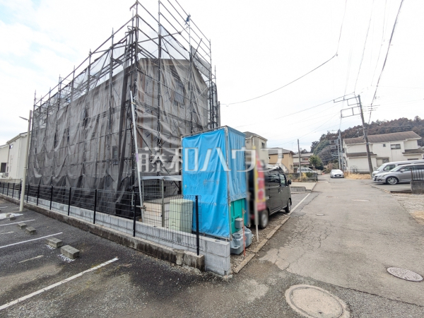 接道状況および現場風景　【八王子市川口町】