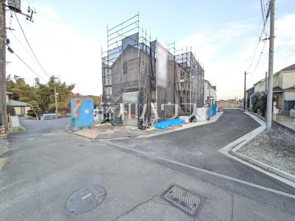 接道状況および現場風景　【八王子市川口町】