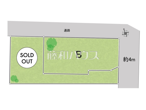 全体区画図　【小金井市東町５丁目】