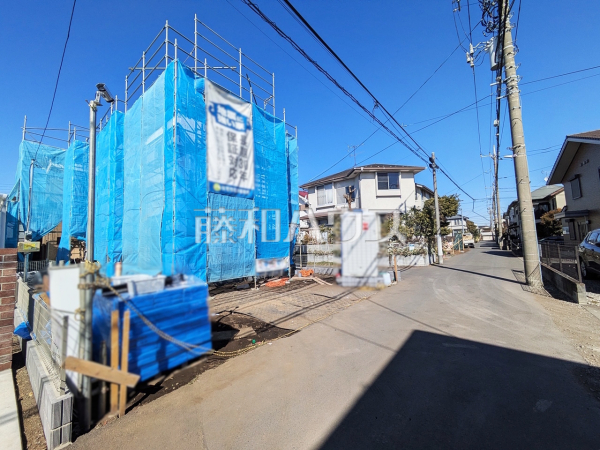 接道状況および現場風景　【小金井市東町５丁目】