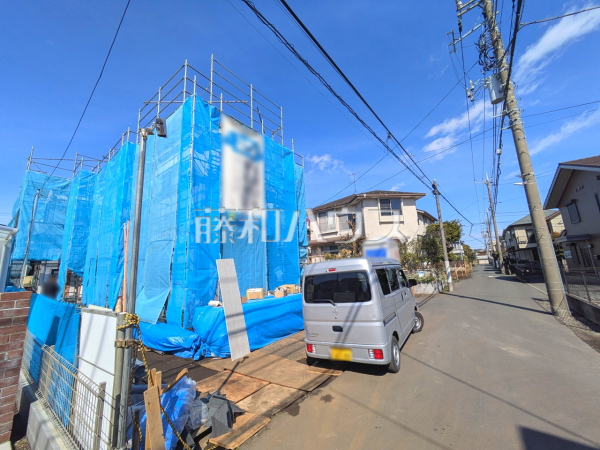 接道状況および現場風景　【小金井市東町５丁目】