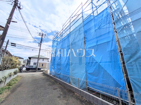 接道状況および現場風景　【小金井市東町５丁目】