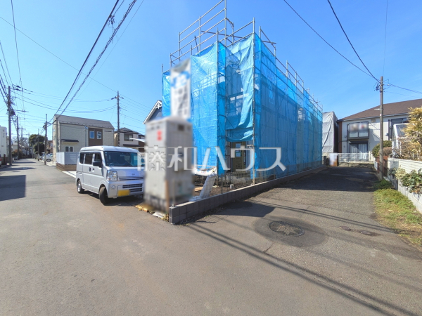 接道状況および現場風景　【小金井市東町５丁目】