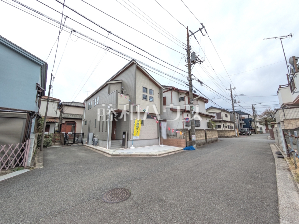 接道状況および現場風景　【練馬区西大泉４丁目】