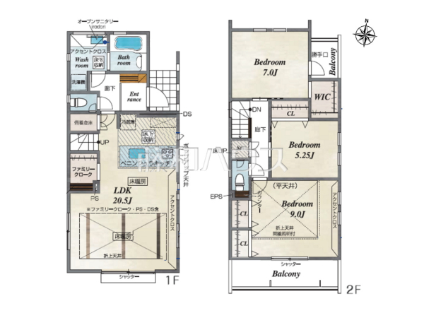 間取図　【練馬区西大泉４丁目】