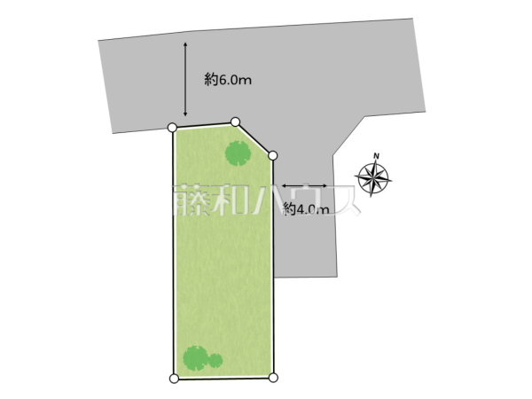区画図　【練馬区西大泉４丁目】