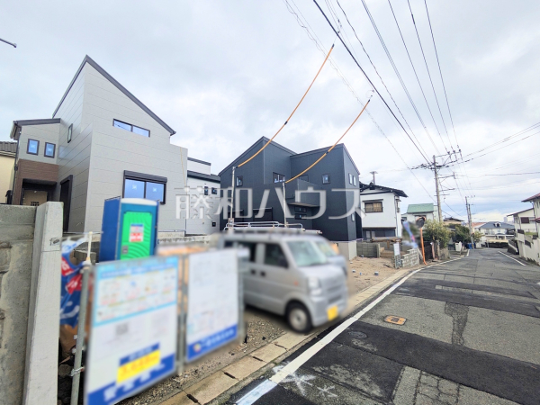 接道状況および現場風景　【福岡市西区拾六町４丁目】