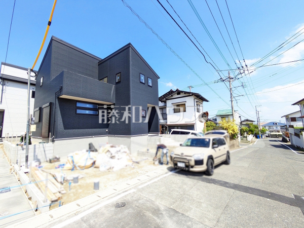 接道状況および現場風景　【福岡市西区拾六町４丁目】