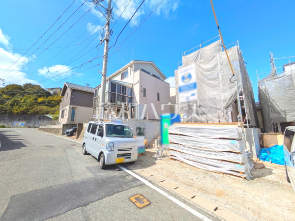 接道状況および現場風景　【福岡市西区拾六町４丁目】