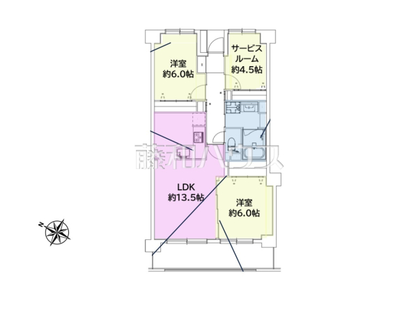 間取図　【ファミール高幡不動】