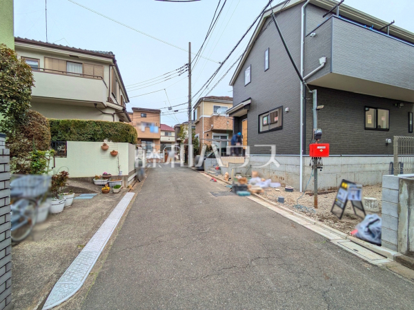 接道状況および現場風景　【小金井市東町５丁目】