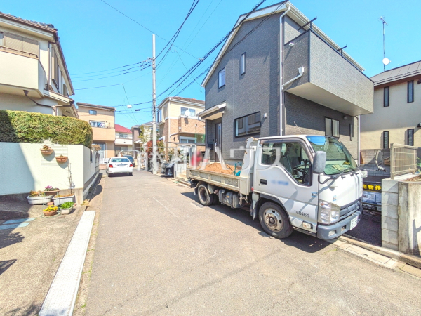 接道状況および現場風景　【小金井市東町５丁目】