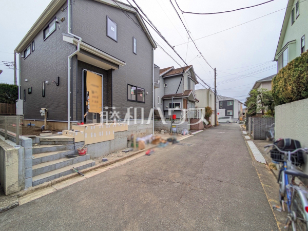 接道状況および現場風景　【小金井市東町５丁目】