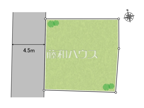 全体区画図　【小金井市東町５丁目】