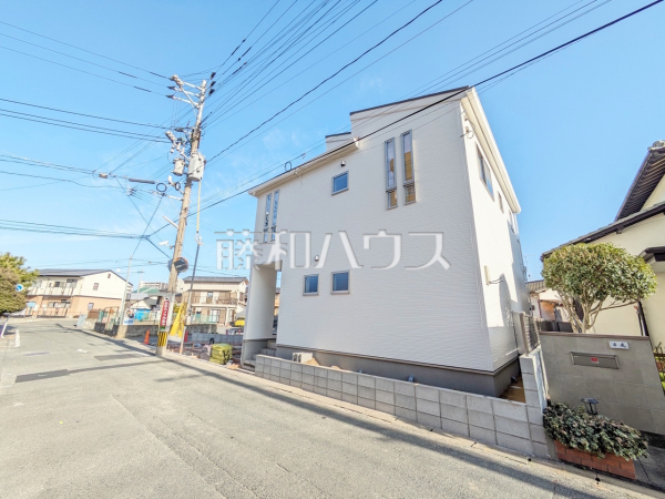 接道状況および現場風景　【糟屋郡粕屋町大字柚須】