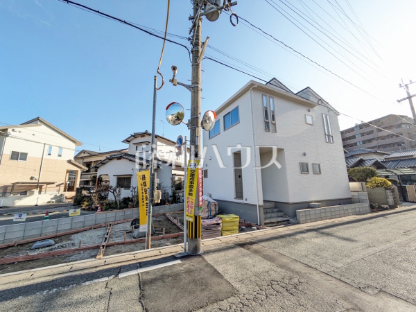 接道状況および現場風景　【糟屋郡粕屋町大字柚須】