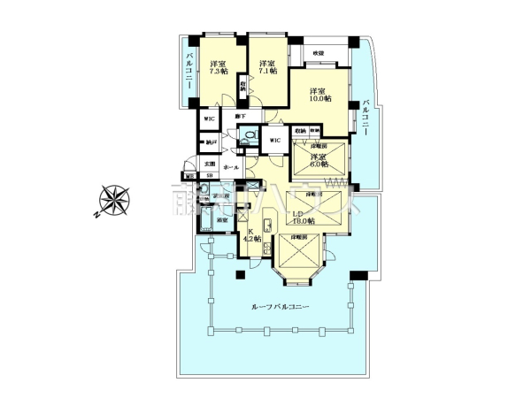 間取図　【 レーベンハイム朝霞台ヴェリアス】