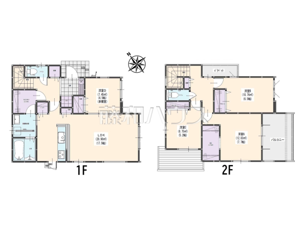 間取図　【福岡市東区唐原４丁目】