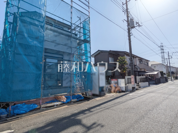 接道状況および現場風景　【日野市多摩平３丁目】