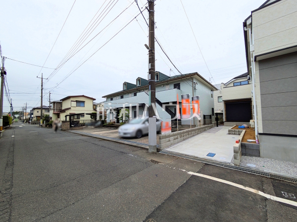 接道状況および現場風景　【日野市多摩平３丁目】