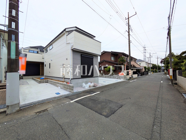 接道状況および現場風景　【日野市多摩平３丁目】