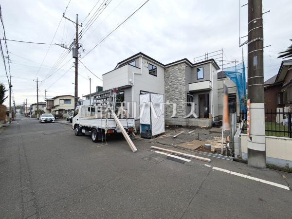 接道状況および現場風景　【日野市多摩平３丁目】