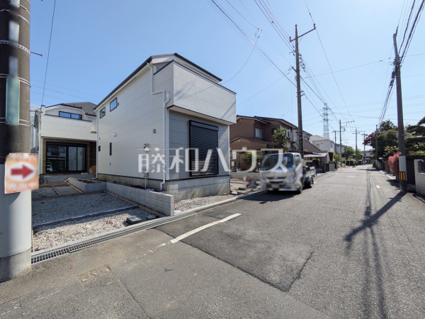 接道状況および現場風景　【日野市多摩平３丁目】