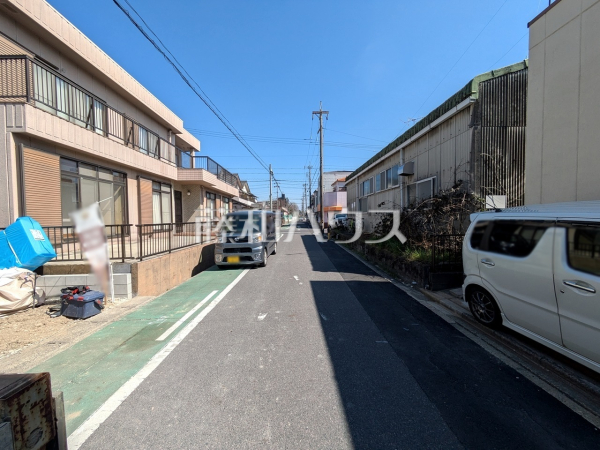 接道状況および現場風景　【名古屋市守山区鳥神町】