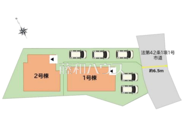 全体区画図　【福岡市城南区東油山１丁目】