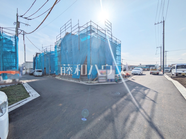 接道状況および現場風景　【八王子市石川町】