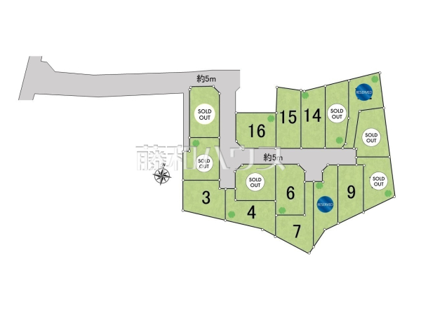 全体区画図　【八王子市石川町】 平日のご案内も可能です。まずはお気軽にお問合せ下さいませ。 