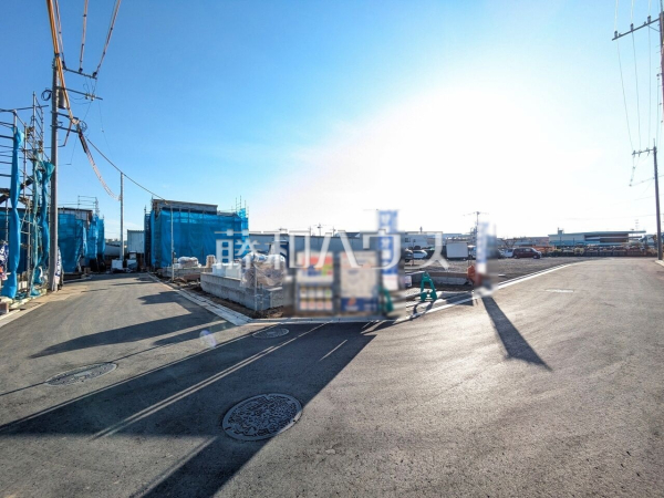 接道状況および現場風景　【八王子市石川町】