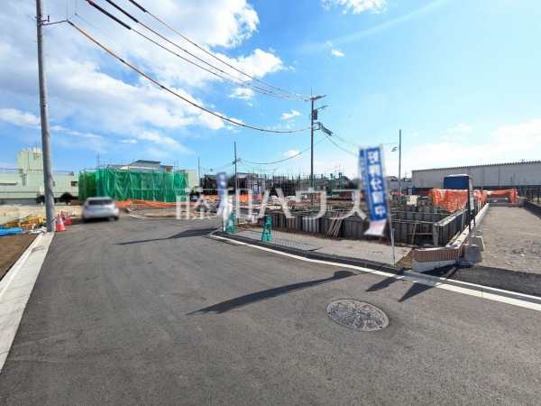 接道状況および現場風景　【八王子市石川町】