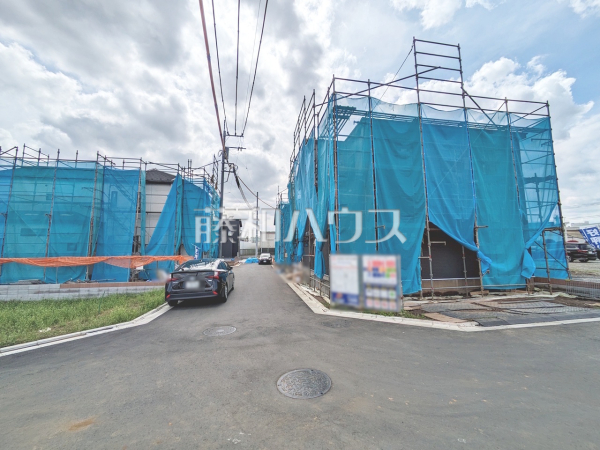 接道状況および現場風景　【八王子市石川町】