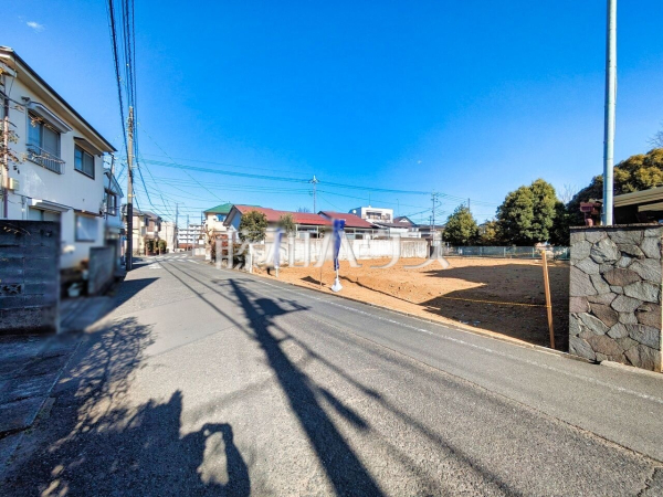 接道状況および現場風景　【東久留米市前沢４丁目】平日のご案内も可能です。まずはお気軽にお問合せ下さいませ。