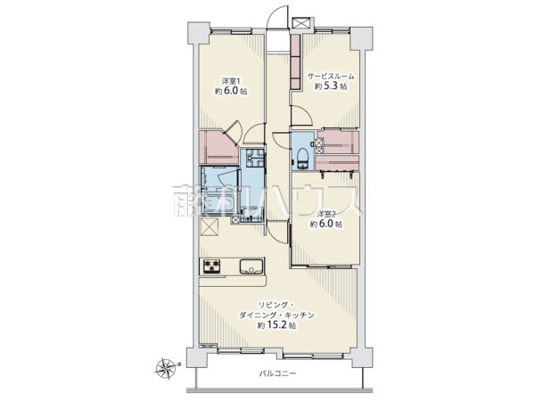 間取図　【アイディスクエア吉祥寺】