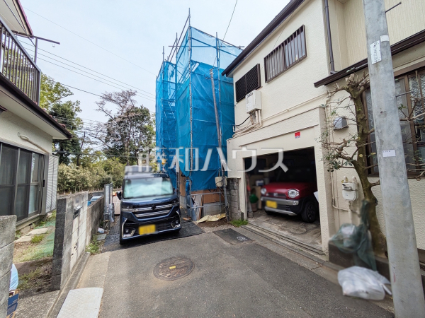 接道状況および現場風景　【東村山市萩山町２丁目】