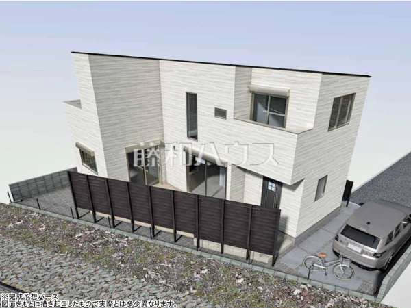 完成予想図（外観）　【東村山市萩山町２丁目】