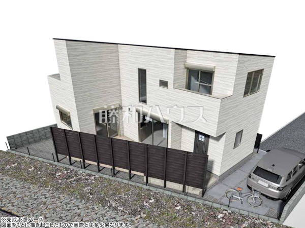 完成予想図（外観）　【東村山市萩山町２丁目】