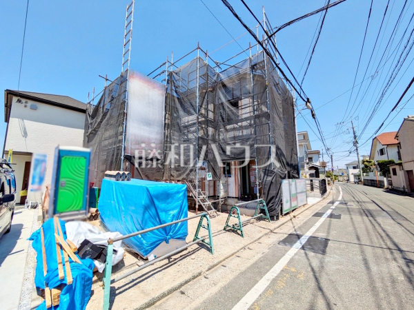 接道状況および現場風景　【福岡市早良区飯倉５丁目】