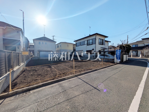 接道状況および現場風景　【調布市飛田給２丁目】