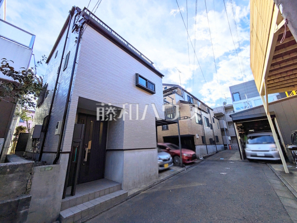 接道状況および現場風景　【世田谷区上祖師谷２丁目】