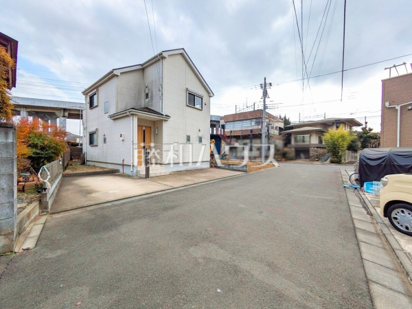 接道状況および現場風景　【清瀬市下宿２丁目】