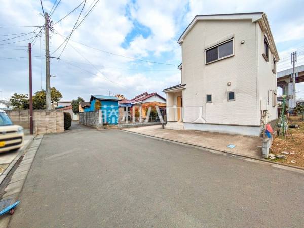 接道状況および現場風景　【清瀬市下宿２丁目】