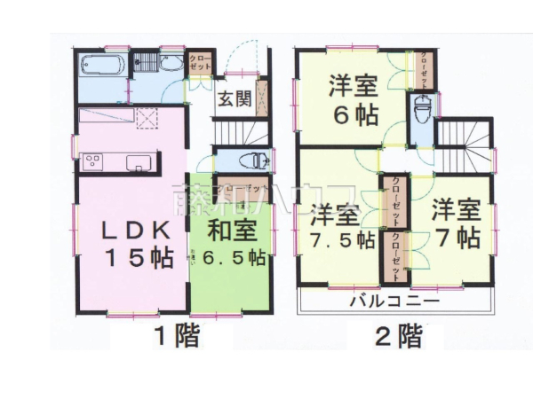 間取図　【清瀬市下宿２丁目】